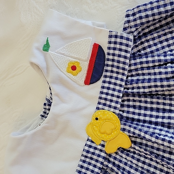 Vintage Samara Seersucker 3 PC Baby Set 24 Months - Picture 3 of 10